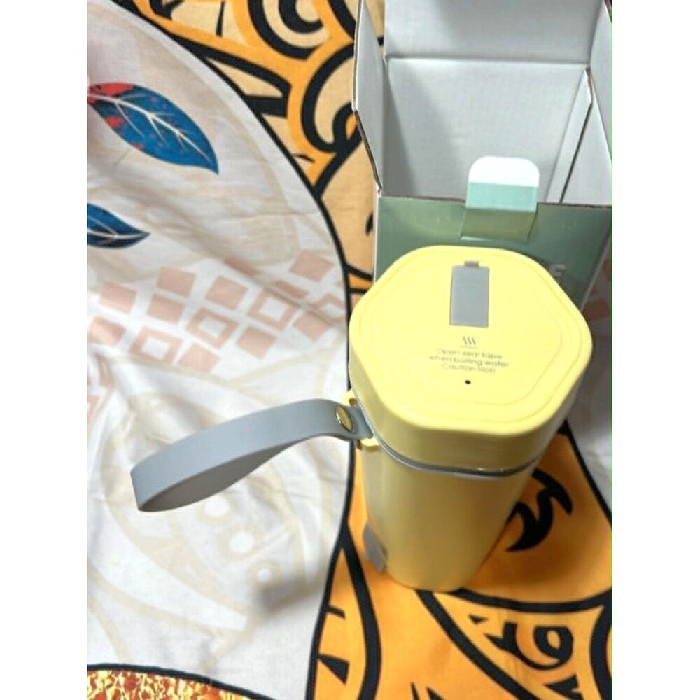 balbali Portable Electric Kettle HP‑300E – Yellow – NEW in Box - Picture 2 of 8